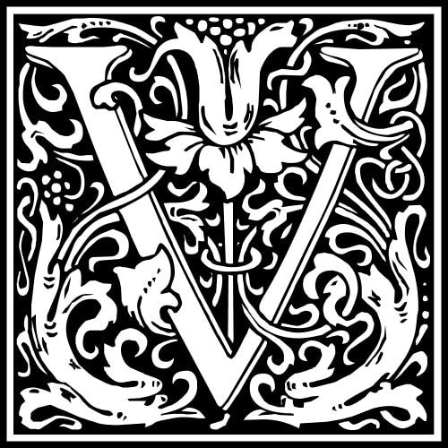 Vivacity Counseling ornamental V monogram